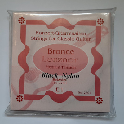 Corzi chitara clasica Lenzner black Nylon