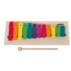 Metalofon cu 12 placi colorate