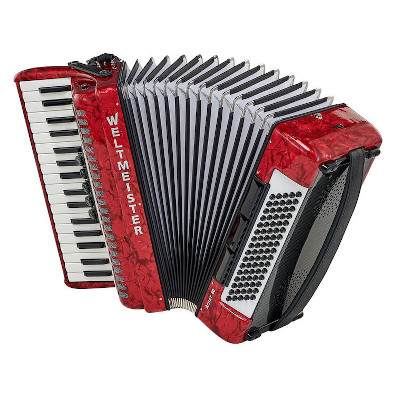 Acordeon Achat Weltmeister 80 bas rosu